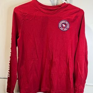 Red Long Sleeve Kids Shirt